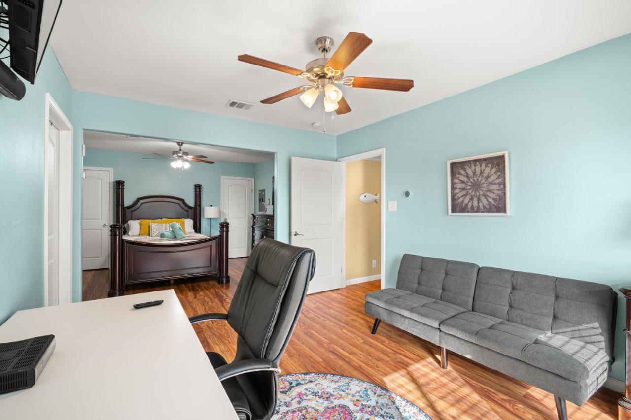 1 Min To Beach Ocean Breeze 3Br Fast Wifi Галвестон Экстерьер фото